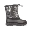 Après-ski ARGENT Fille Motif Animal Lacets