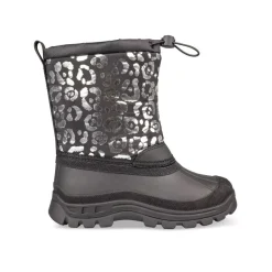 Après-ski ARGENT Fille Motif Animal Lacets