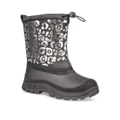 Après-ski ARGENT Fille Motif Animal Lacets
