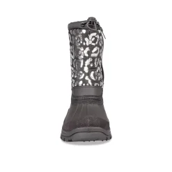 Après-ski ARGENT Fille Motif Animal Lacets
