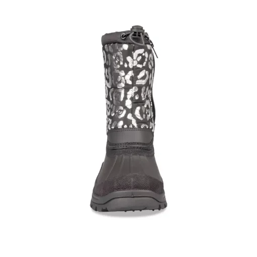 Après-ski ARGENT Fille Motif Animal Lacets
