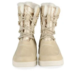 Après-ski BEIGE Femme Motif Uni Lacets