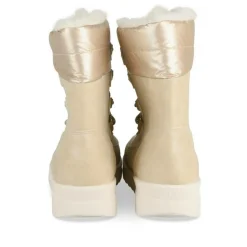 Après-ski BEIGE Femme Motif Uni Lacets
