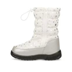 Après-ski BLANC Fille Motif Coeurs Fermeture éclair