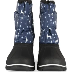 Après-ski BLEU Garçon Motif Animal Lacets