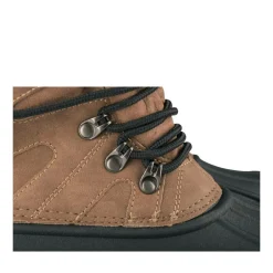 Après-ski MARRON Garçon Motif Uni Lacets