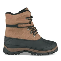 Après-ski MARRON Homme Motif Uni Lacets