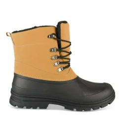 Après-ski MARRON Homme Motif Uni Lacets