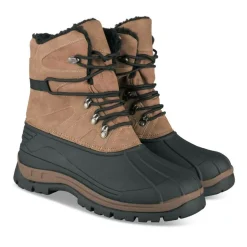 Après-ski MARRON Homme Motif Uni Lacets