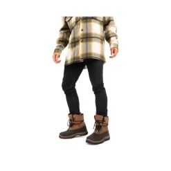 Après-ski MARRON Homme Motif Uni Lacets