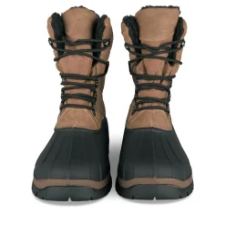 Après-ski MARRON Homme Motif Uni Lacets