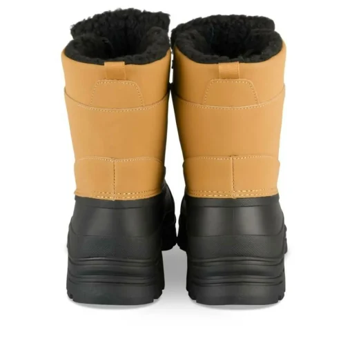 Après-ski MARRON Homme Motif Uni Lacets