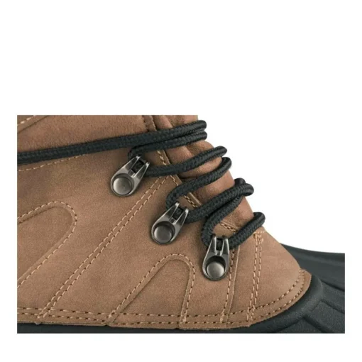 Après-ski MARRON Homme Motif Uni Lacets