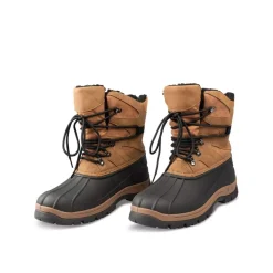 Après-ski MARRON Homme Motif Uni Lacets