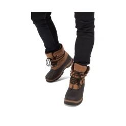 Après-ski MARRON Homme Motif Uni Lacets