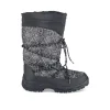 Après-ski NOIR Femme Motif Uni Lacets