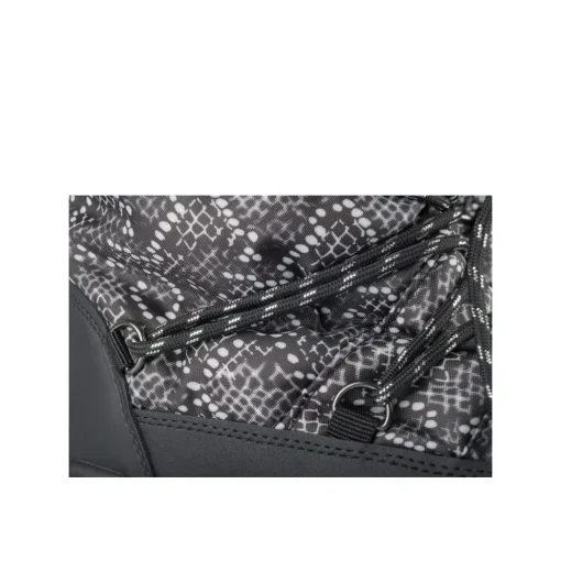 Après-ski NOIR Femme Motif Uni Lacets