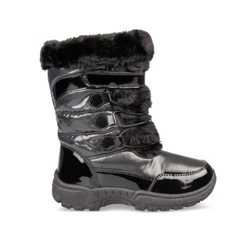 Après-ski NOIR Fille Motif Uni Fermeture éclair