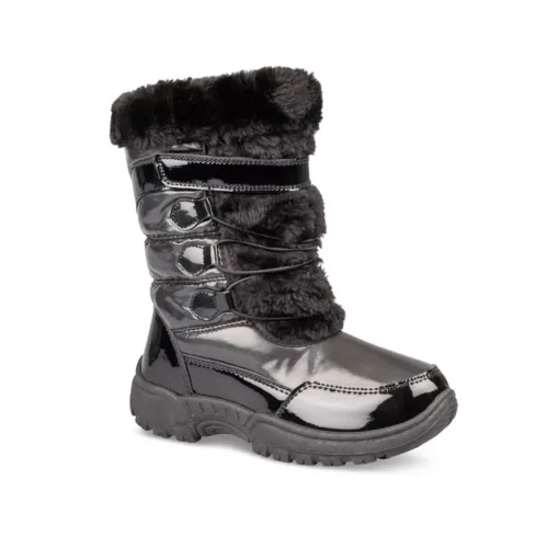 Après-ski NOIR Fille Motif Uni Fermeture éclair