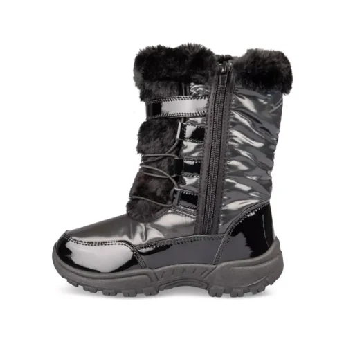 Après-ski NOIR Fille Motif Uni Fermeture éclair