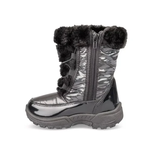Après-ski NOIR Fille Motif Uni Fermeture éclair