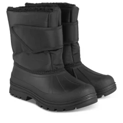 Après-ski NOIR Garçon Motif Uni Scratch