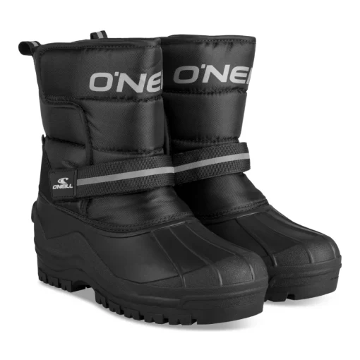 Après-ski NOIR Garçon Motif Uni Scratch