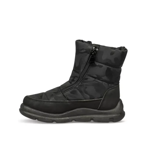 Après-ski NOIR Garçon Motif Camouflage Fermeture éclair