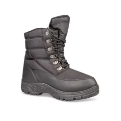 Après-ski NOIR Homme Motif Uni Lacets
