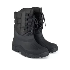 Après-ski NOIR Homme Motif Uni Lacets