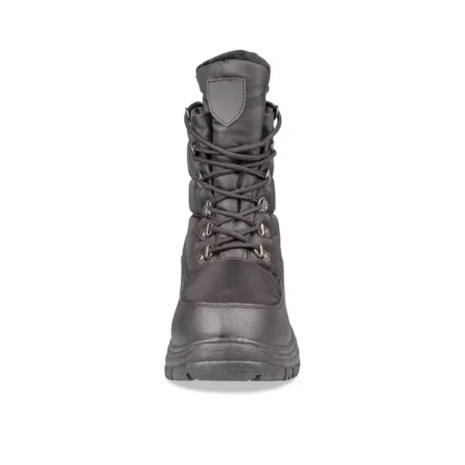 Après-ski NOIR Homme Motif Uni Lacets