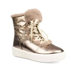Après-ski OR Femme Motif Uni Lacets