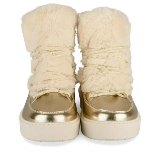 Après-ski OR Femme Motif Uni Lacets