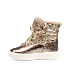 Après-ski OR Femme Motif Uni Lacets