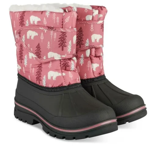 Après-ski ROSE Fille Motif Animal Scratch