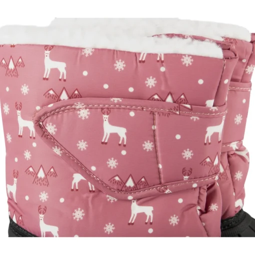 Après-ski ROSE Fille Motif Animal Scratch
