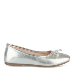 Ballerines ARGENT Fille Motif Iridescent A Enfiler