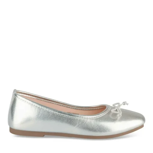 Ballerines ARGENT Fille Motif Iridescent A Enfiler