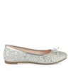 Ballerines ARGENT Fille Motif Paillettes A Enfiler