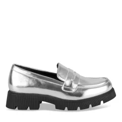 Ballerines ARGENT Fille Motif Uni A Enfiler