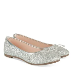Ballerines ARGENT Fille Motif Paillettes A Enfiler