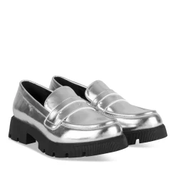 Ballerines ARGENT Fille Motif Uni A Enfiler