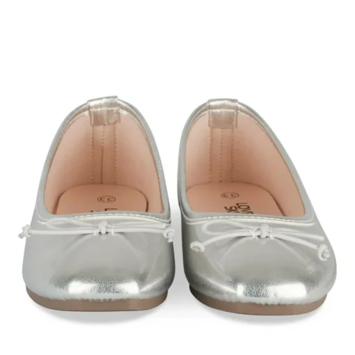 Ballerines ARGENT Fille Motif Iridescent A Enfiler