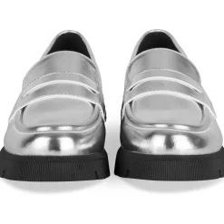 Ballerines ARGENT Fille Motif Uni A Enfiler