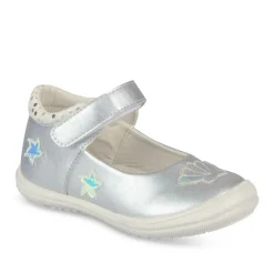 Ballerines Babies ARGENT Fille Scratch
