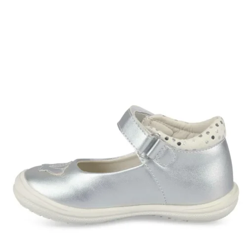Ballerines Babies ARGENT Fille Scratch