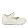Ballerines Babies BLANC Fille Scratch