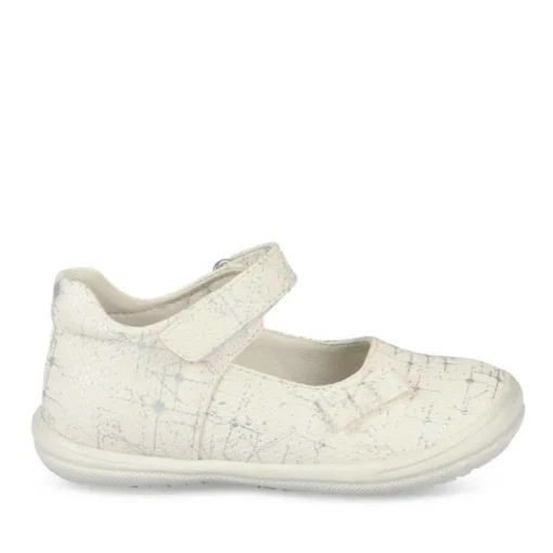 Ballerines Babies BLANC Fille Scratch