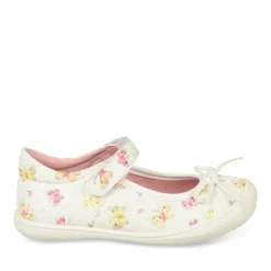 Ballerines Babies BLANC Fille Scratch