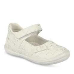 Ballerines Babies BLANC Fille Scratch